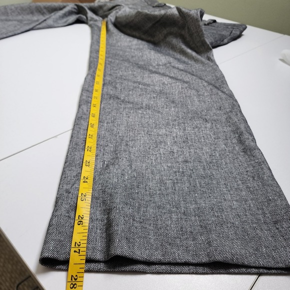 Talbots Womens Bristol Pant Size 14 Linen Blend Pascala Texture Pleated Trousers - Picture 11 of 13